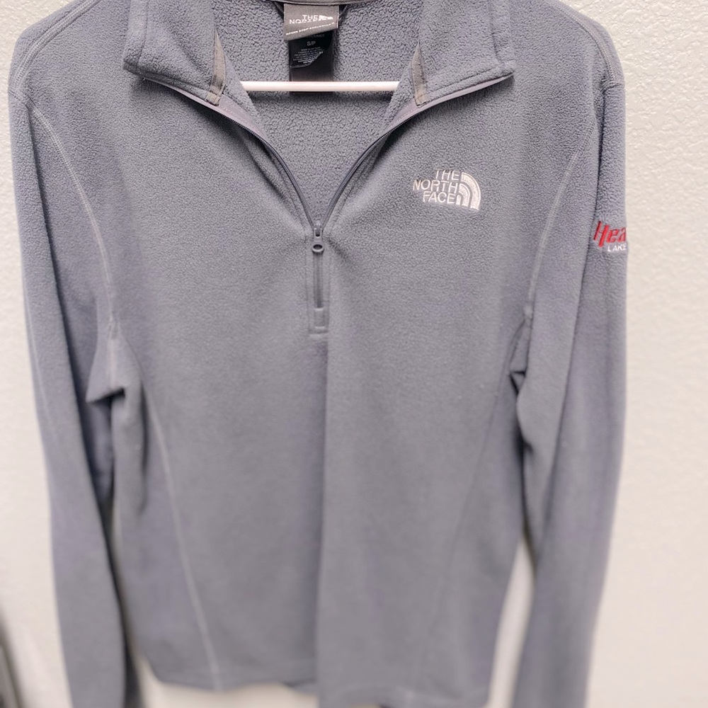 North face fleece pullover jacket size small